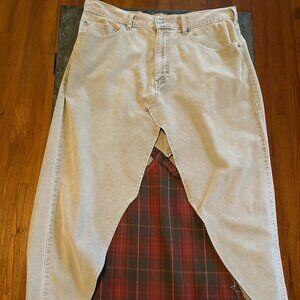Vintage Levi's Upcycled Corduroy Skirt Size 34